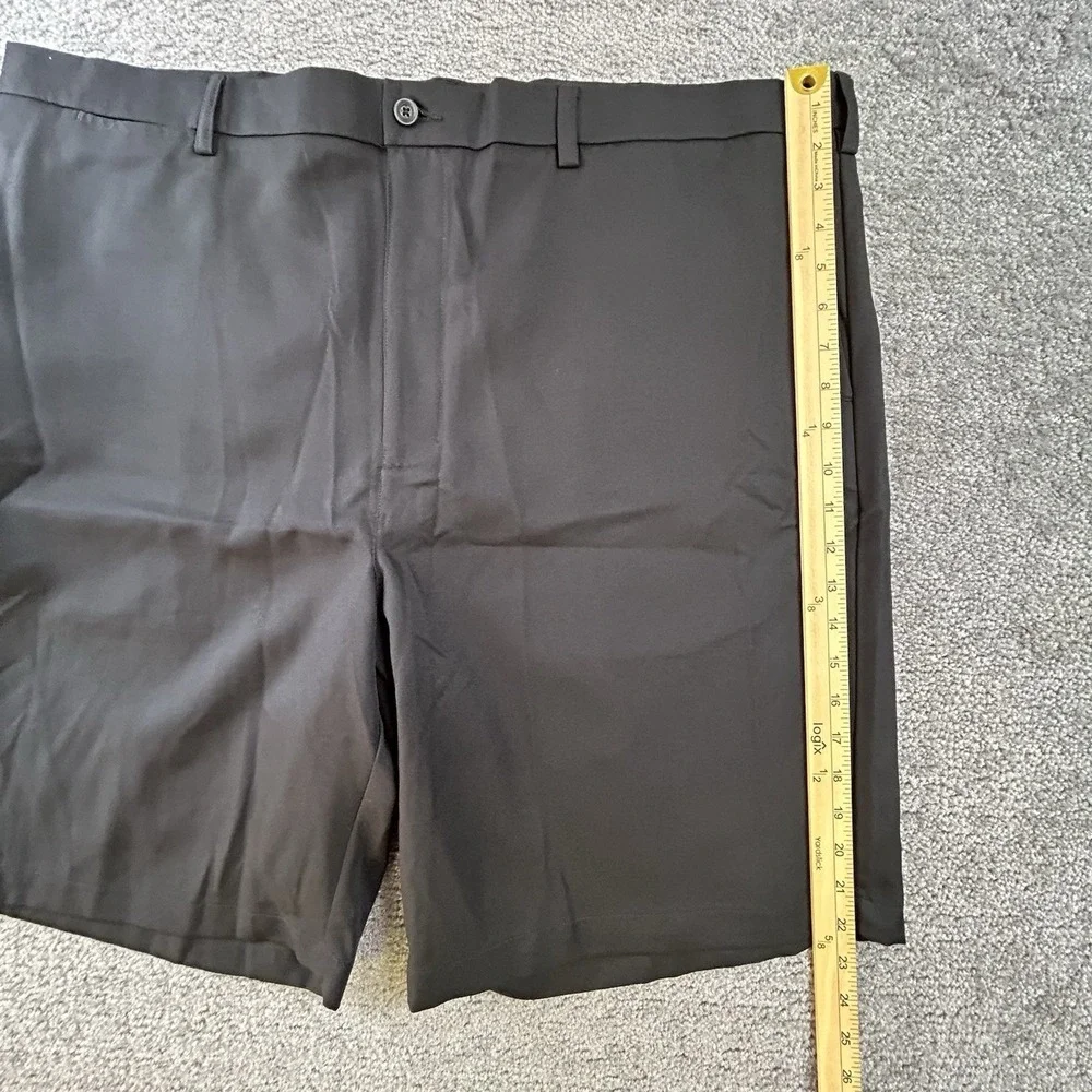 Ben Hogan Performance Mens Golf Shorts Black Flat Front Size 44 Caviar NEW